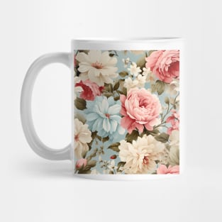 Shabby Chic Flowers Pattern 5 Mug